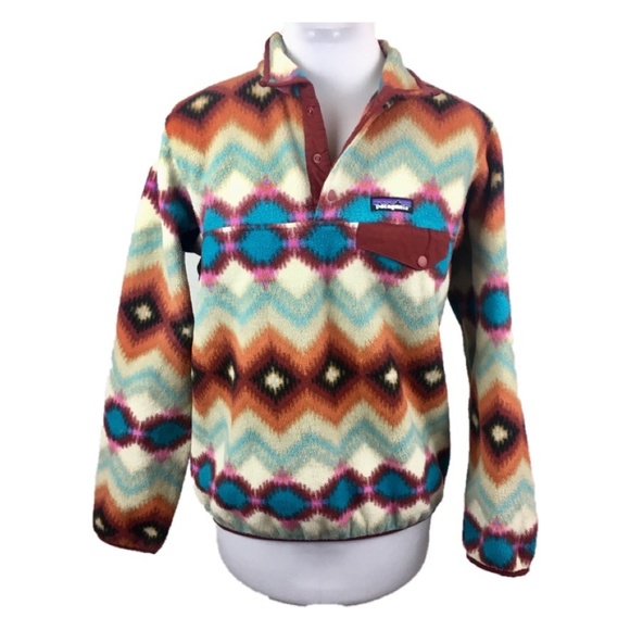 Patagonia Sweaters - Patagonia Sz S Synchilla Aztec pullover fleece